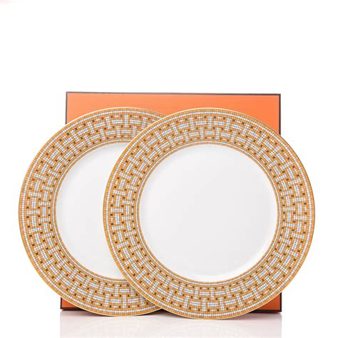 piatti hermes|hermes dinnerware sets.